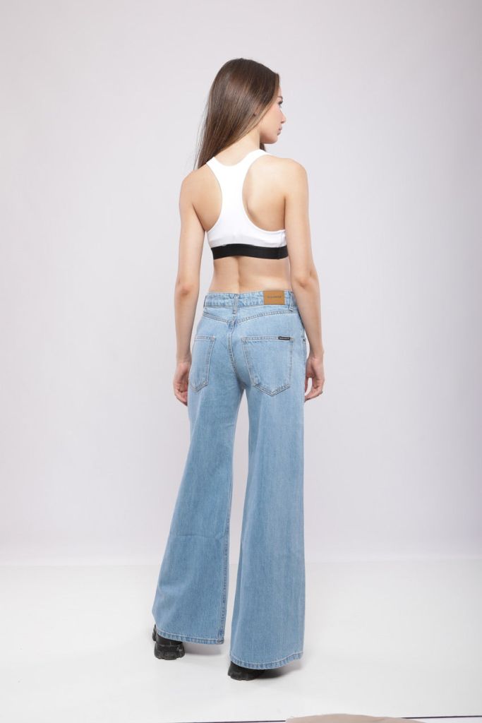 Moudda Billiorich - Pantalon large en denim - 4