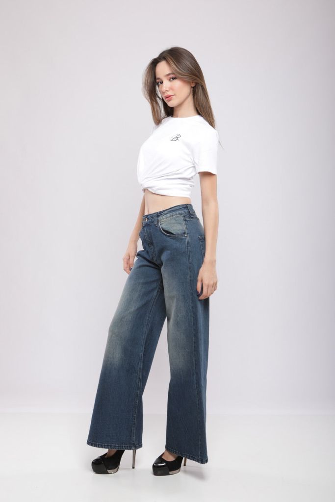 Moudda Billiorich - Pantalon large en denim - 3