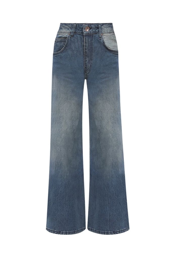 Moudda Billiorich - Pantalon large en denim - 1