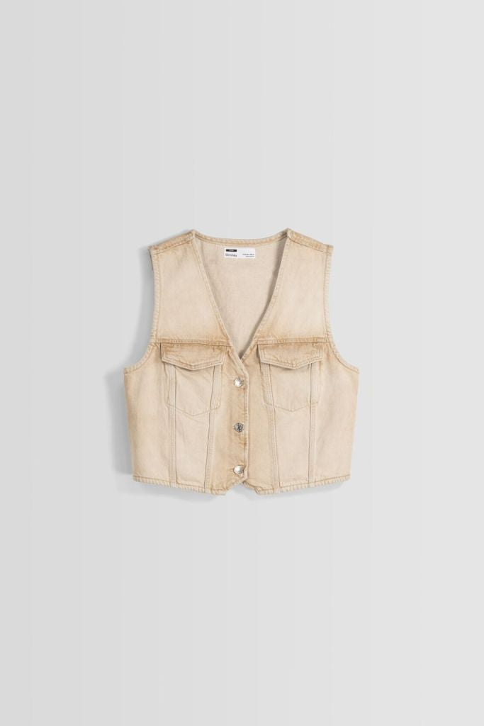 Moudda BERSHKA - Gilet Sans Manches - 1