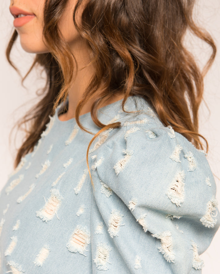 Robe Denim Bleu clair