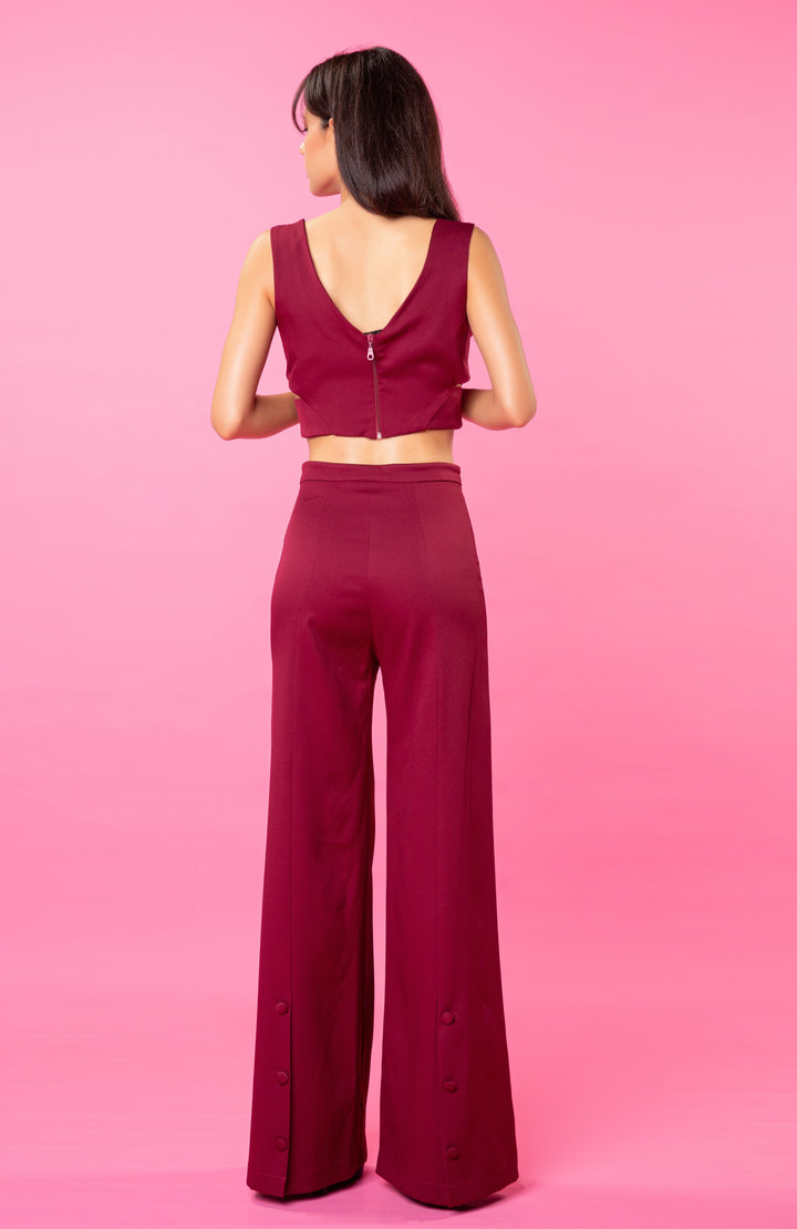 Pantalon Bordeaux