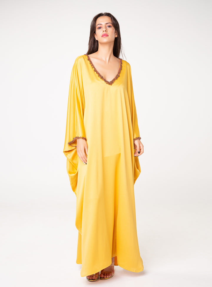 Caftan Crystal jaune