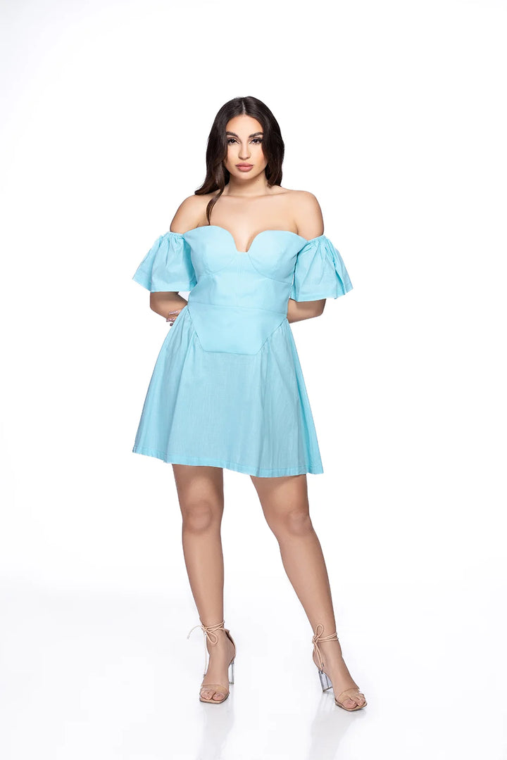 Robe Pétunia Bleu