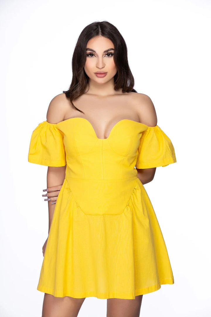 Robe Pétunia Jaune