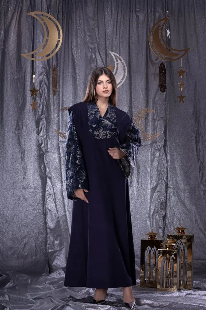 Moudda Tresors De Mimi - Caftan Nuray Bleu - 3