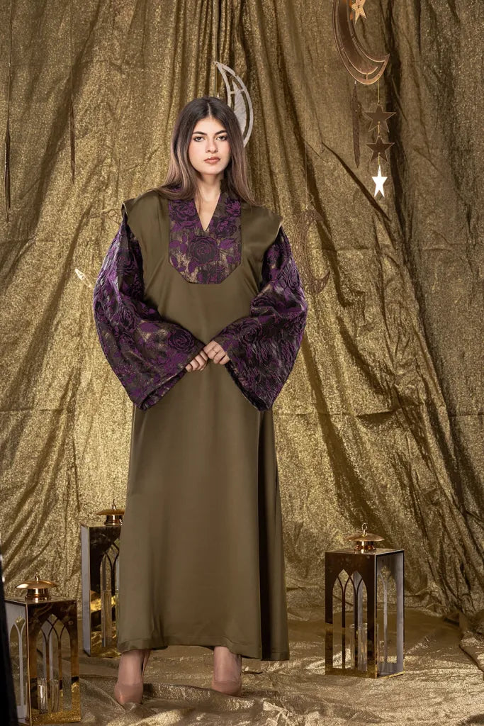 Moudda Tresors De Mimi - Caftan Nuray Vert - 1