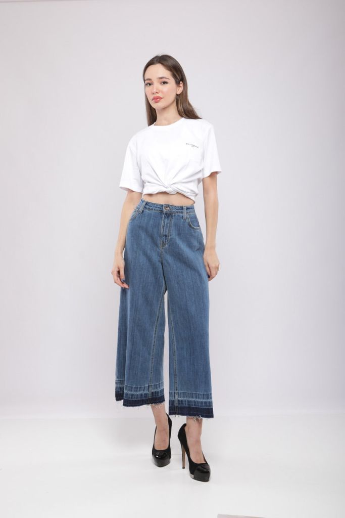 Moudda Billiorich - Pantalon large en denim - 1