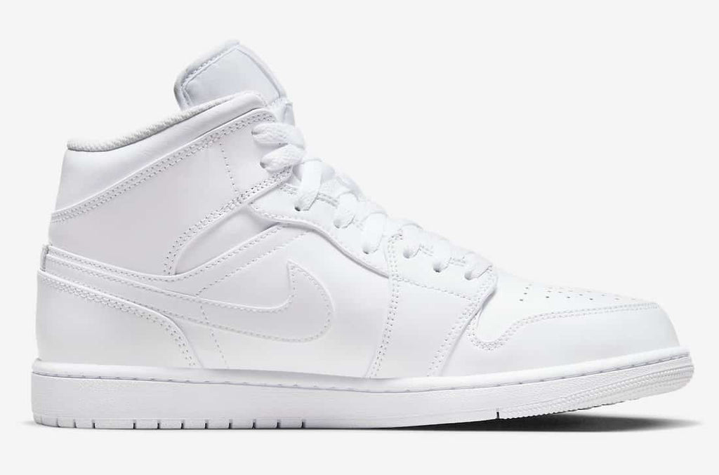 Air jordan 1 mid blanche homme hot sale